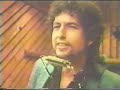 teledysk, klip, Bob Dylan,- Don't Fall Apart On Me Tonight