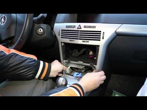 how to remove opel astra h radio