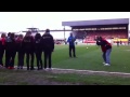 Queens girls 6-a-side team at Watford FC