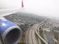 Southwest 737 landing in San Diego