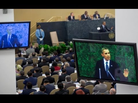 United Nations - President Obama delivers remarks to the United Nationals General Assembly. September 24, 2013.