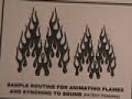 flame and sound synch