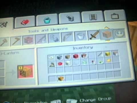 how to make a jack o lantern on minecraft