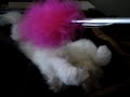 Athena e o pompom rosa