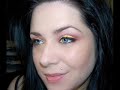 Sultry Gold and Red Mineral Makeup Look. MUST SEE!