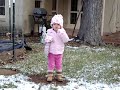 snow on your boots, mom!