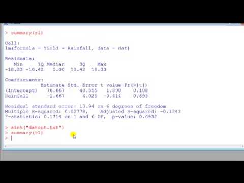 how to use sink in r