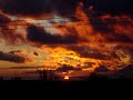 puesta de sol en La Adrada