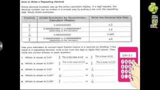 How to Compare Fractions and Decimals Using a Calculator
