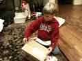 Luke opens his presents