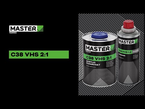 Нанесение бесцветного лака C38 VHS 2:1 Master