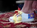 The custard was so comfortable kept the plimsoll on for a few hours.http://www.flickr.com/photos/10651509@N08/