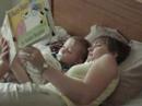 Nathan and Liesel reading