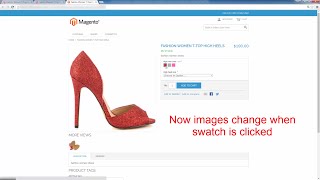 Make Configurable Product Image Change When Magento Swatch Is Clicked