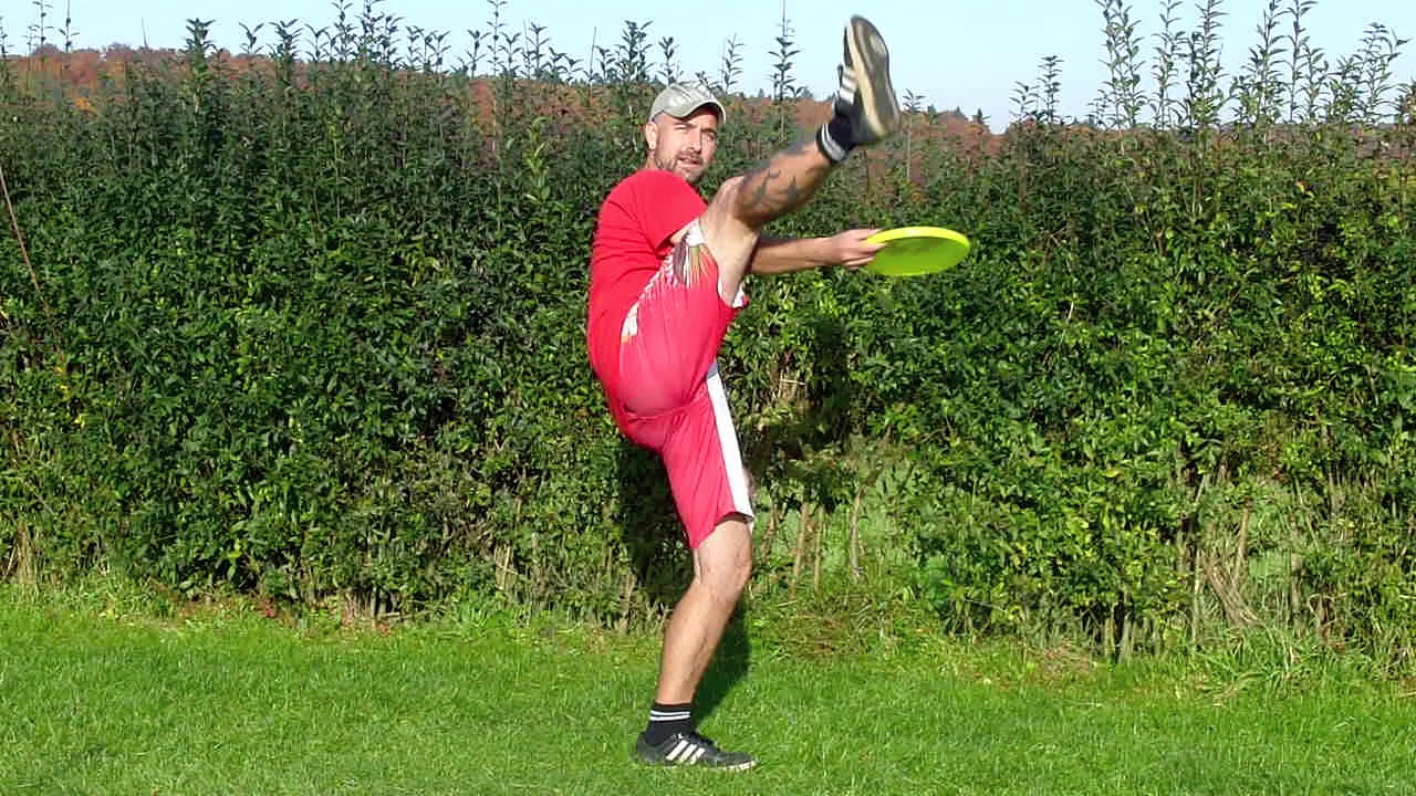 backhand variation unbent leg