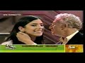 daniela castillo cantandole al conductor chileno pedro carcuro en el programa de television rojo fama contrafama la cancion ''usted''.