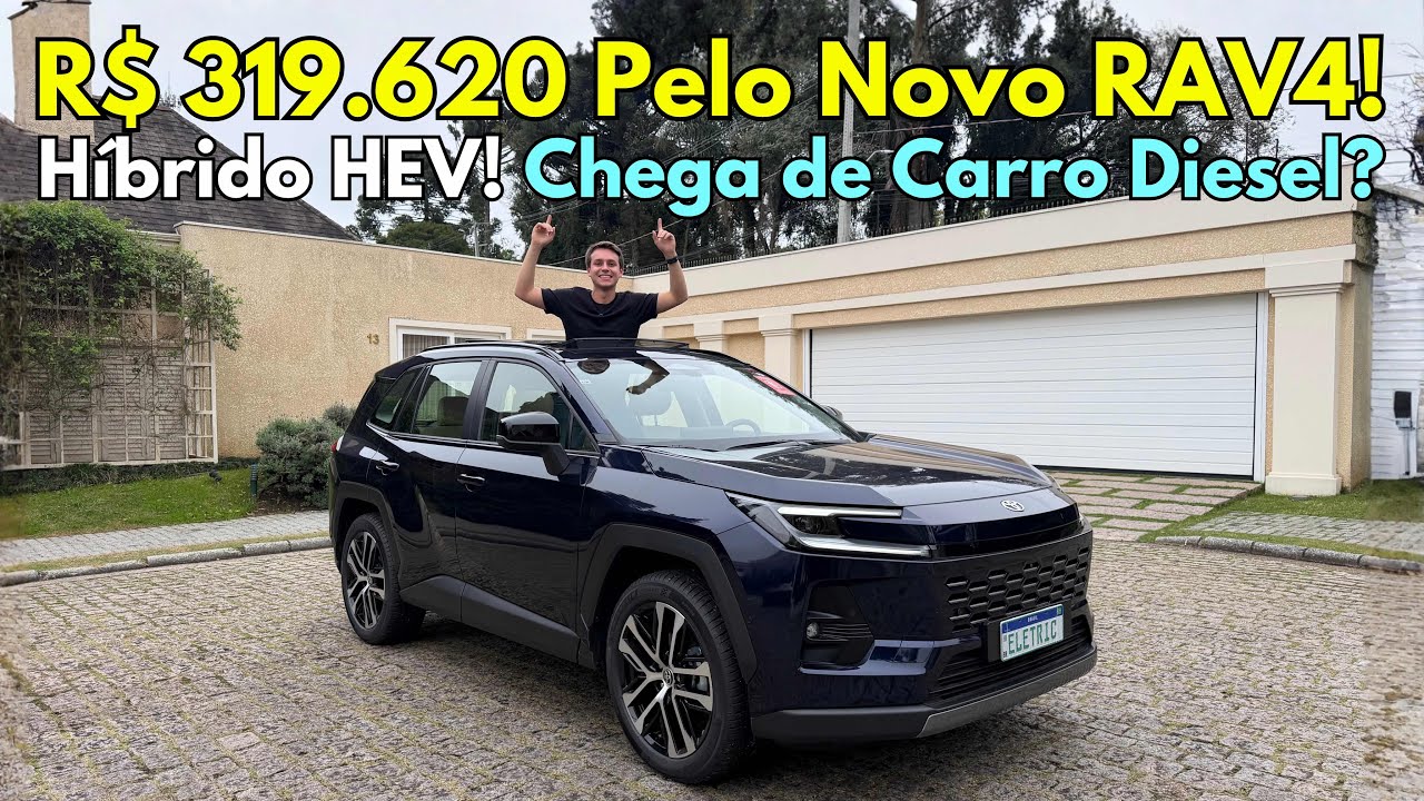 R$ 319 Mil Reais pelo Melhor Toyota Híbrido que Temos? Teste com Novo RAV4 Híbrido HEV