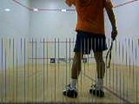 Ivan on the squash court