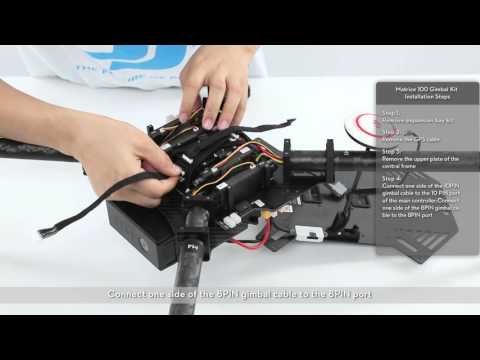 Matrice 100 Tutorials - Gimbal Kit Installation