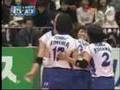 【メグカナ直接対決】　ﾊﾟｲｵﾆｱ vs 東レ　第４セット　3/3