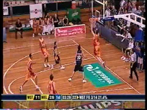 Chris Anstey Alley oop Melbourne Tigers
