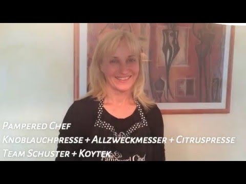 Pampered Chef®Knoblauchpresse + Citruspresse - Ingwer/Zitrone-Heißgetränk