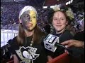 Pens Fans Watch Detroit Cup Game On TV In Mellon Arena