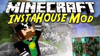Minecraft Mod Showcase: Insta-House! [INSTANT MOB TRAPS, HOUSES AND MORE!]