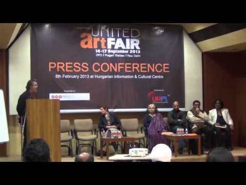The Wall covers The United Art Fair 2013 Press Conference 1