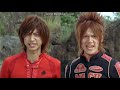 Go onger vs Gekiranger Henshin & Roll Call