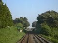 朝の常総線・複線区間(4/4)Joso line Double-track section cockpit view