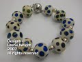 Bracelets of Lampworked Beads