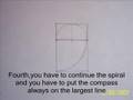 Fibonacci spiral