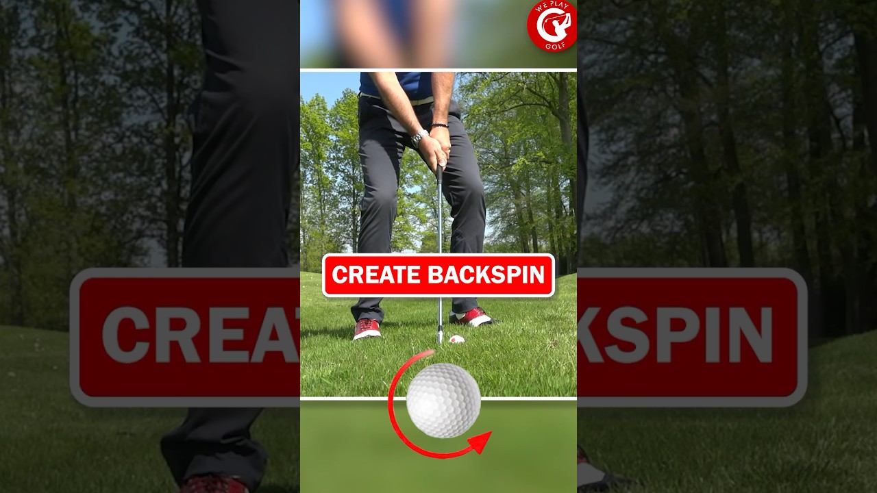 How to create backspin on your golf shots very easy