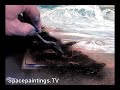 Ocean Waves -spray paint art Ocean Waves -spray paint art