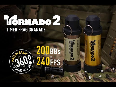 The Brand New TORNADO 2 Timer Frag Grenade