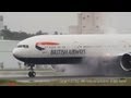 〔Full HD 3D〕 British Airways Boeing 777 36NER (G-STBC) Landing @NARITA RWY34R RJAA