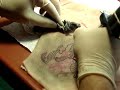 Tattooing A Pig Skin Tattooing A Pig Skin