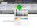 Page Backgrounds and Borders in Word 2007