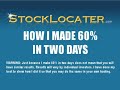 62% In 2 Days Using Technical Analysis