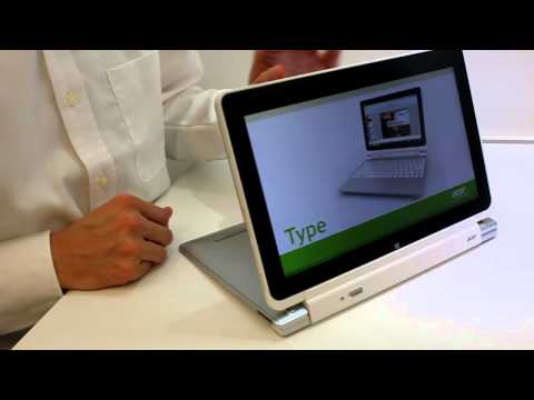 intel ULV cpu - http://www.notebookcheck.net presents the Acer Iconia W510 running Windows 8 from the Computex 2012. The teblet / convertible uses a Ivy Bridge ULV processor...
