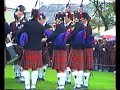 strathclyde police pipe band playing their medley at the world pipe championships, 15th august 1992, in bellahouston park, where the band finished 2nd overall in grade 1. the tunes played are: colonel rodney, susan macleod, fiona macdonald, mickie ainsworth, spur of the moment, merry boys of greenland, an eala bhan, gordon mcrae's favourite, annette's chatter, merrily danced the quaker's wife, brest st. marc