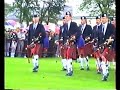 strathclyde police pipe band playing their medley at the world pipe championships, 15th august 1992, in bellahouston park, where the band finished 2nd overall in grade 1. the tunes played are: colonel rodney, susan macleod, fiona macdonald, mickie ainsworth, spur of the moment, merry boys of greenland, an eala bhan, gordon mcrae's favourite, annette's chatter, merrily danced the quaker's wife, brest st. marc