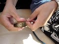 I'm going to show you how to pick a 5 pin padlock with a normal paperclip.