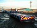 Longest extending 6 axle semi low loader in the UK