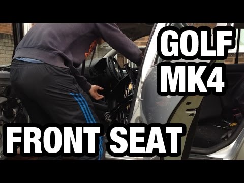 how to remove mk4 golf seats