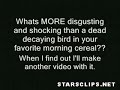 Dead Bird in Cereal PRANK