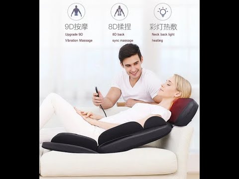 Масажна накидка для спини на крісло з роликовим масажем, вібрацією, підігрівом - фото 1 - id-p1849996050
