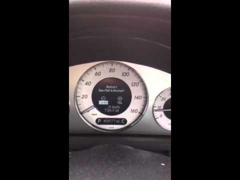 how to run flat indicator for mercedes