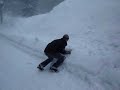 pushing in